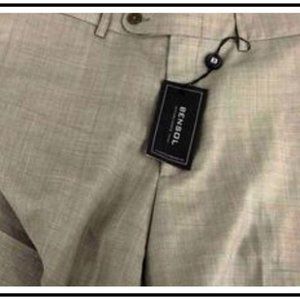 New 100% Wool Mens' Italian Pants/Slacks